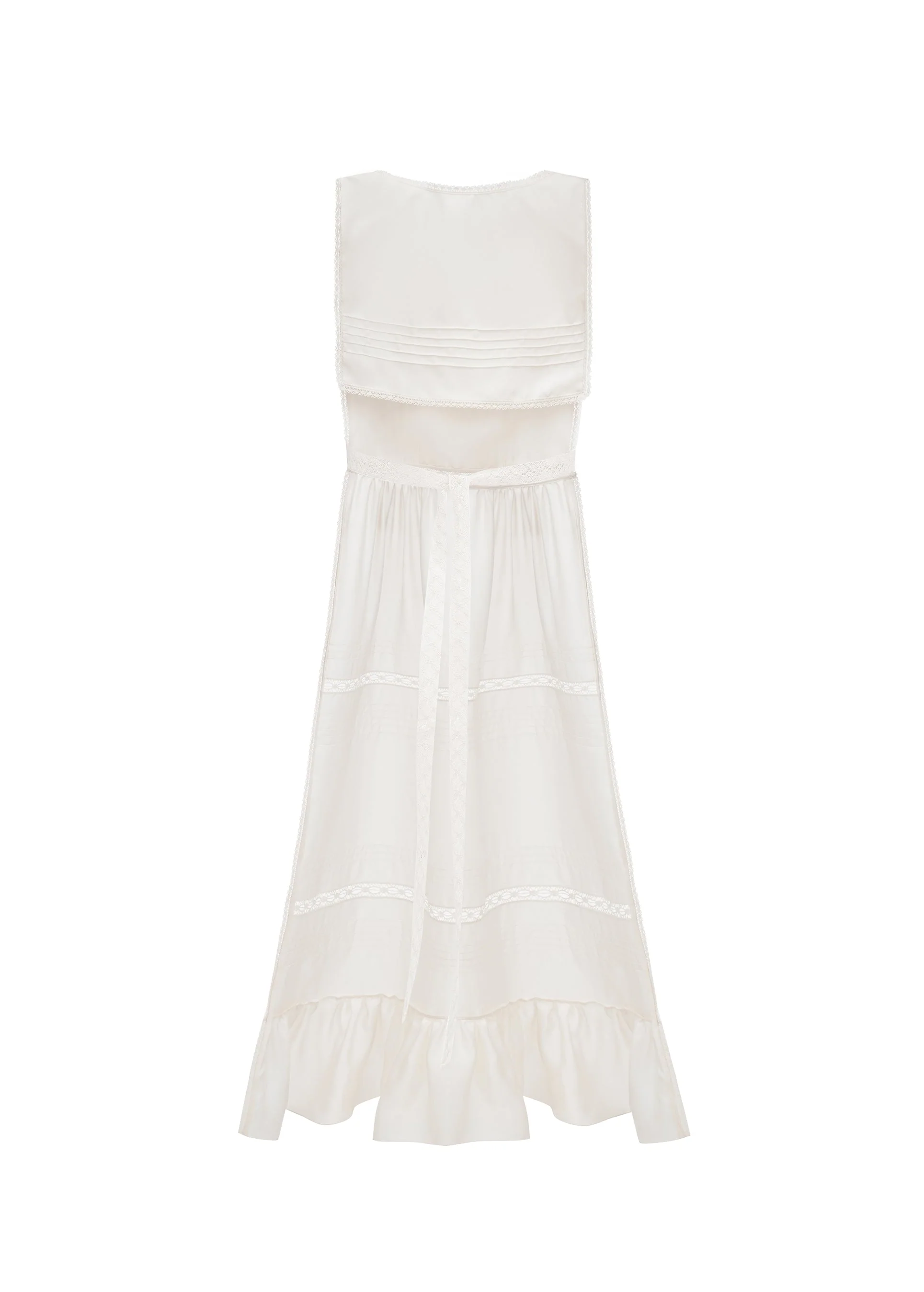 Lace Apron in Milk - Image 3