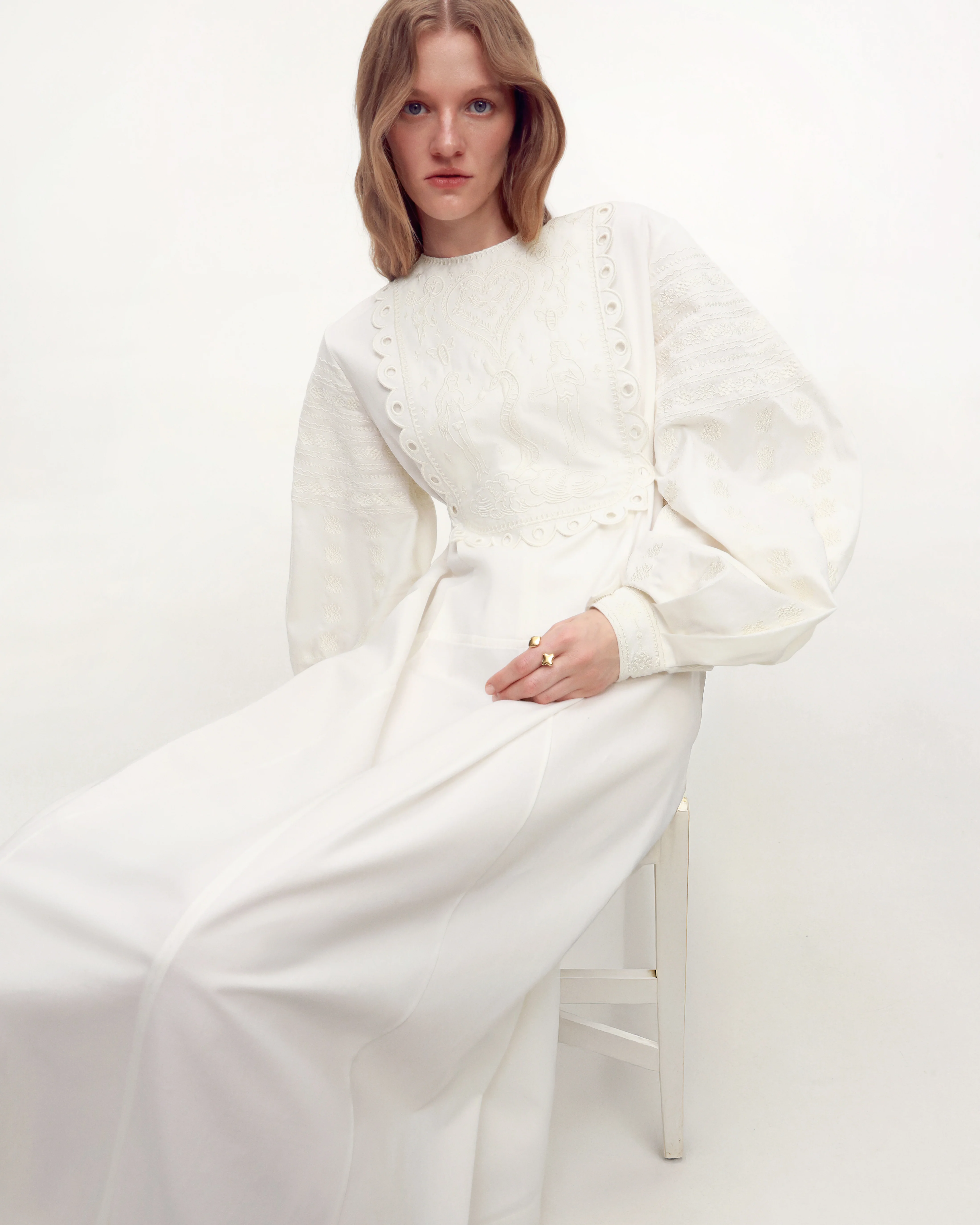 Lukia Embroidered Dress - Image 4