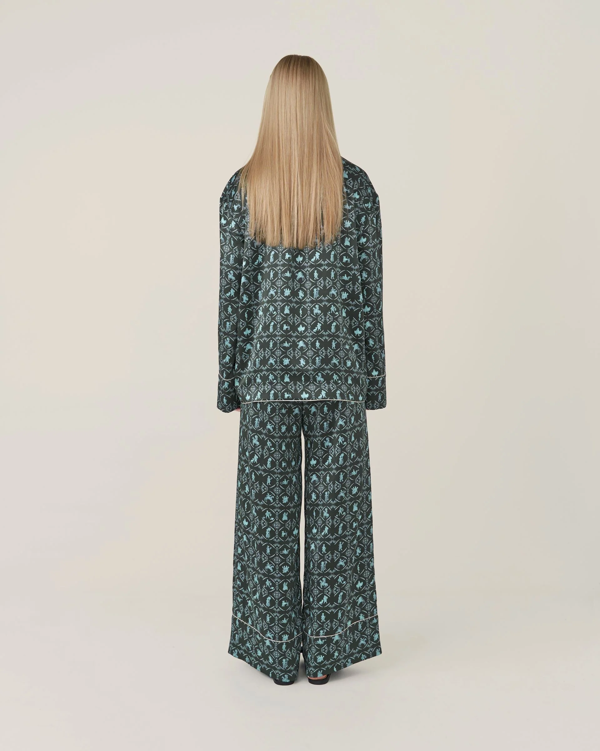 Silk Pants Vechornytsi in Dark - Image 4