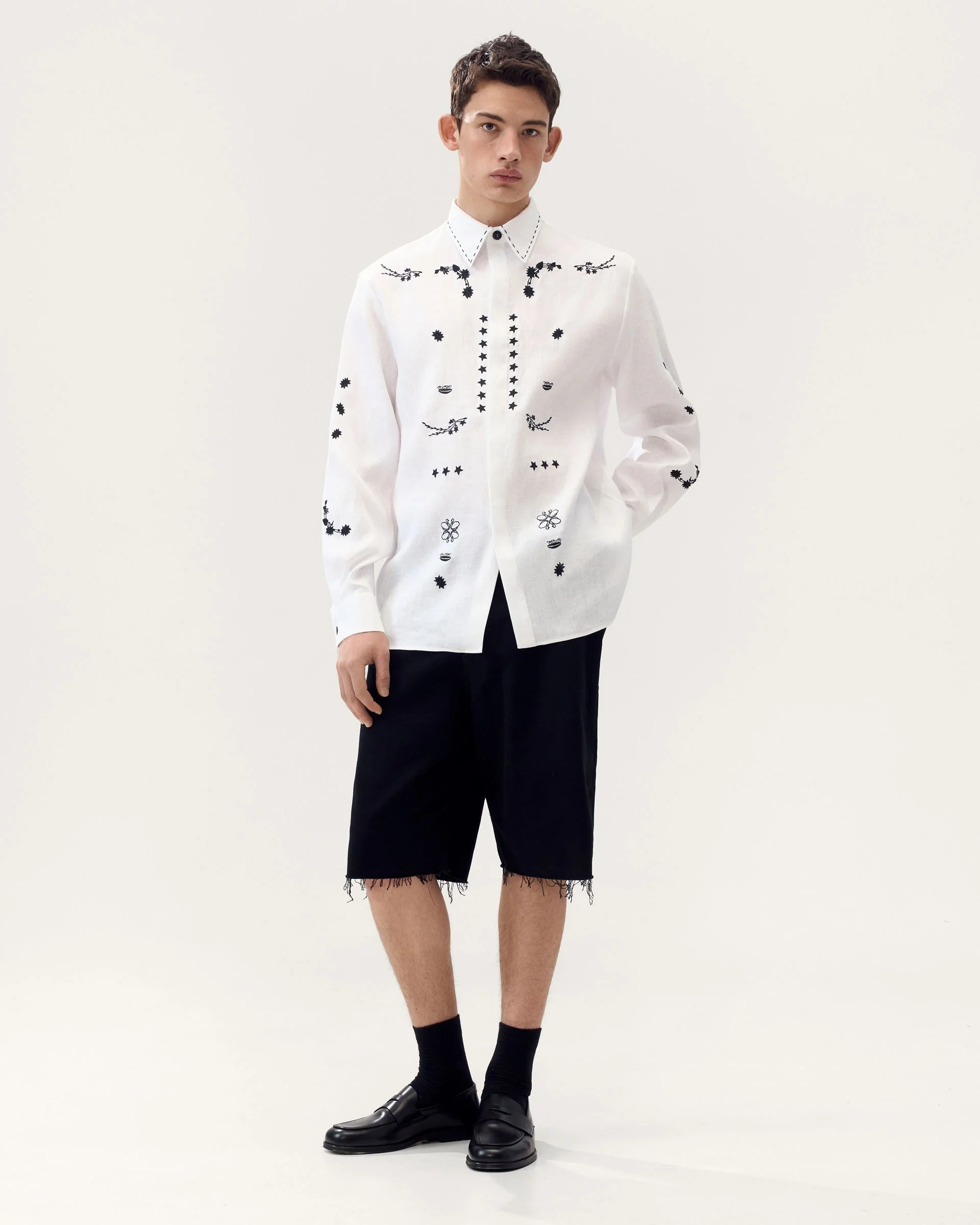 Ivor Embroidered Shirt - Image 4