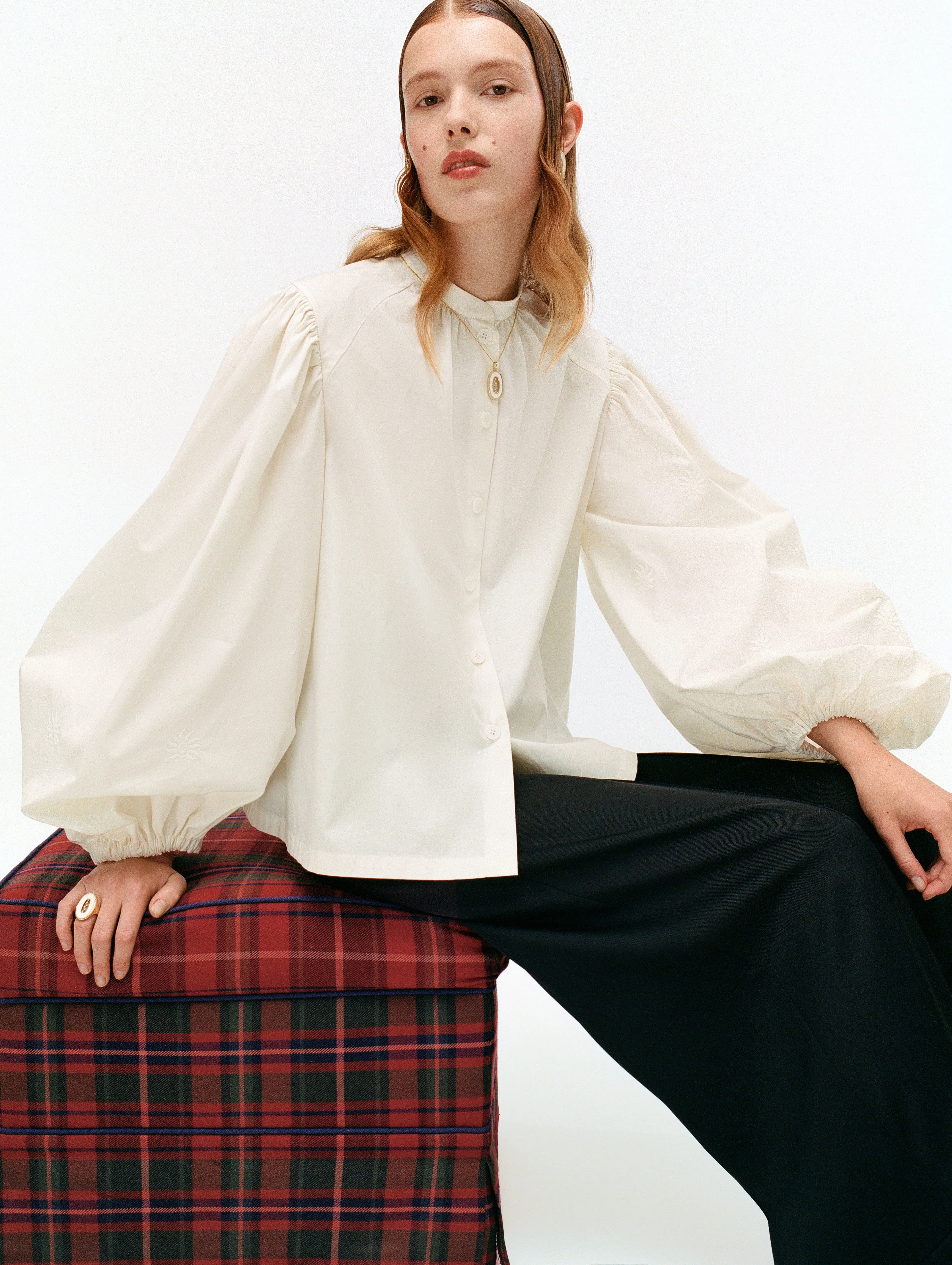 Myroslava Embroidered Shirt - Image 4